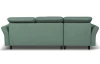 Rohová sedací souprava Star, smrkově zelená látka
