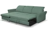 Rohová sedací souprava Star, smrkově zelená látka