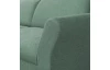 Rohová sedací souprava Star, smrkově zelená látka