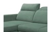 Rohová sedací souprava Star, smrkově zelená látka