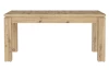 Rozkládací jídelní stůl Trondheim 160x90 cm, dub artisan