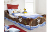 Dětská postel Drake 90x200 cm, pirátská loď