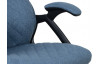 Kancelářská židle Lineus, modrá tkanina