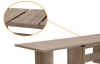 Rozkládací jídelní stůl (5 šířek) Lia 160x90 cm, pískový dub