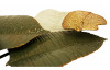 Kovová nástěnná dekorace Barevné listy, 75x40 cm