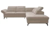 Rohová sedací souprava Colby, béžová látka, pravý roh