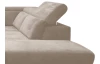 Rohová sedací souprava Colby, béžová látka, pravý roh