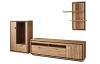 Široká TV skříňka Flores, dub gustavson/antracit