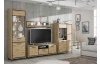 TV skříňka Trondheim 158 cm, dub artisan/dub černý
