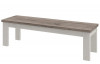 Jídelní lavice Dalia typ 61, bělená pinie/šedý dub