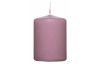 Válcová svíčka růžová, 8 cm