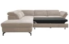Rohová sedací souprava Colby, béžová látka, levý roh