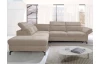 Rohová sedací souprava Colby, béžová látka, levý roh