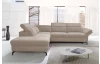 Rohová sedací souprava Colby, béžová látka, levý roh