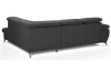 Rohová sedací souprava Gisele, antracitová látka, pravý roh
