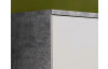 Skříň Winnie S92, šedý beton/bílá