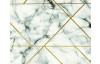 Koberec Craft 120x170 cm, mramorový design, šedo-zlatý
