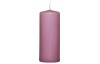 Válcová svíčka růžová, 15 cm