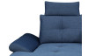 Rohová sedačka Madeira 1B, modrá látka, levý roh