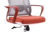 Kancelářská židle Sindibad, šedá/oranžová