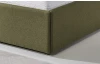 Postel Domango 140x200 cm, olivově zelená látka