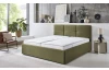 Postel Domango 140x200 cm, olivově zelená látka