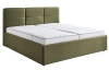 Postel Domango 140x200 cm, olivově zelená látka