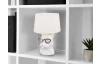 Stolní lampa Dosy, bílá