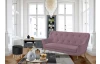 Trojmístná pohovka Ludwik, starorůžová látka