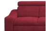 Rohová sedací souprava Brico, šípkově červená látka, pravý roh