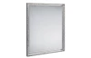Nástěnné zrcadlo Loreley 34x45 cm,  dřevěný stříbrný rám