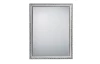 Nástěnné zrcadlo Loreley 34x45 cm,  dřevěný stříbrný rám