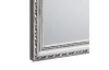 Nástěnné zrcadlo Loreley 34x45 cm,  dřevěný stříbrný rám