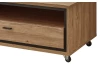 Konferenční stolek se zásuvkou Flores, dub gustavson/antracit