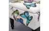 Úložná lavice Trondheim, s motivem motýla