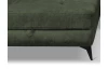 Rohová sedací souprava Sergio, mechově zelená látka, levý roh