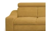 Rohová sedací souprava Brico, žlutá kari látka, pravý roh