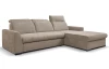 Rohová sedačka Arya, béžová cappuccino strukturovaná tkanina, pravý roh
