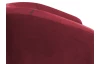 Křeslo Olivio, červená sametová látka