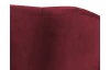 Křeslo Olivio, červená sametová látka
