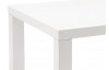 Jídelní stůl Leo, 140x80 cm, bílý lesk