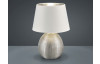 Stolní lampa Luxor 35 cm, stříbrno-bílá