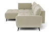 Rohová sedací souprava Allegra, béžová látka, levý roh