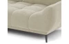 Rohová sedací souprava Allegra, béžová látka, levý roh