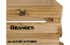 Dřevěná bedýnka Oranges, vel. S