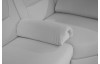 Doplňkový područkový polštář Relaxness 23x50 cm, světle šedá látka