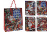 Vánoční dárková taška (4 druhy) Santa Claus, 26x32 cm