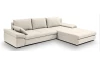Rohová sedačka Bono, světle béžová látka
