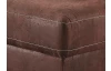 Sedací souprava Chivas, tvar U, hnědá vintage látka, bez funkcí
