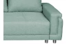 Rohová sedací souprava Beate, mentolově zelená látka, levý roh